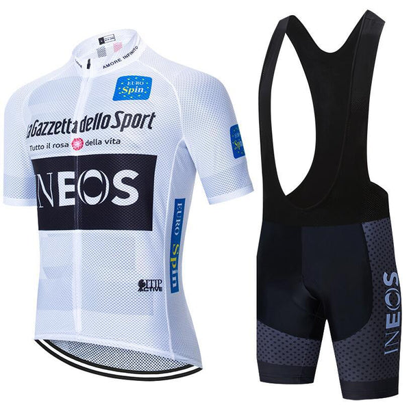 Ineos New Cycling Clothes Roller Skating Suit Adult Children Short Sleeve Suit Short Sleeve Suit Bicycle - Blue Force Sports