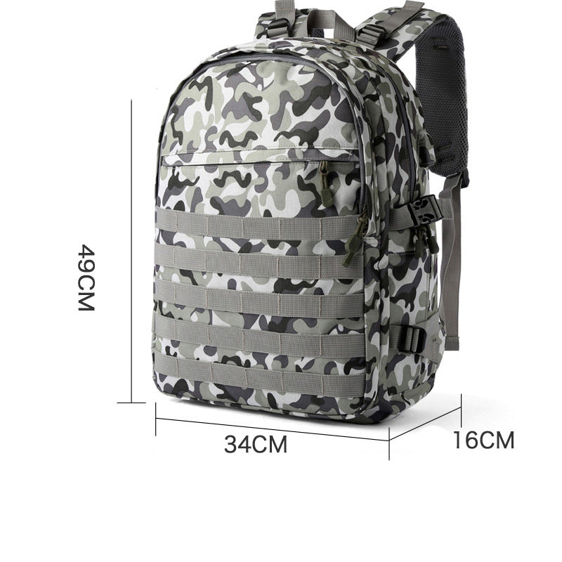 Playerunknown'S Battlegrounds Eating Chicken Level 3 Level 3 Bag Zipper Men With Backpack - Blue Force Sports