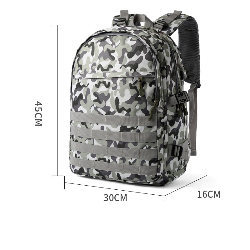 Playerunknown'S Battlegrounds Eating Chicken Level 3 Level 3 Bag Zipper Men With Backpack - Blue Force Sports