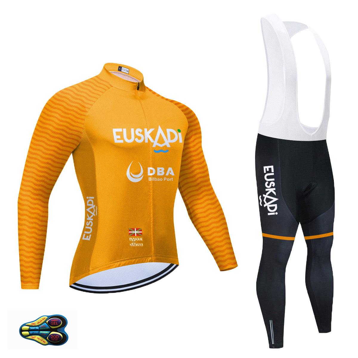 Men'S Long-Sleeved Cycling Wear, Mountain Bike Suit - Blue Force Sports