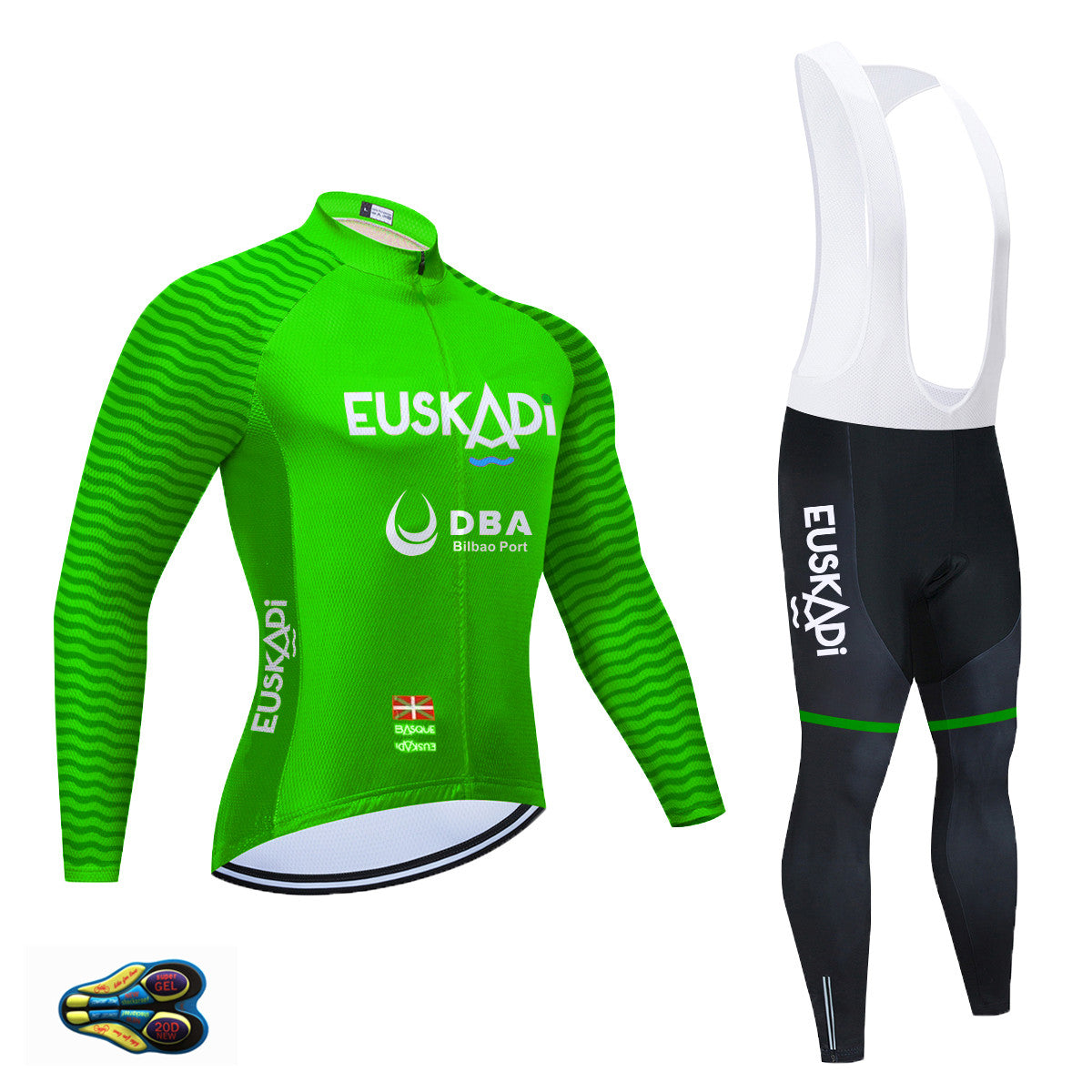Men'S Long-Sleeved Cycling Wear, Mountain Bike Suit - Blue Force Sports