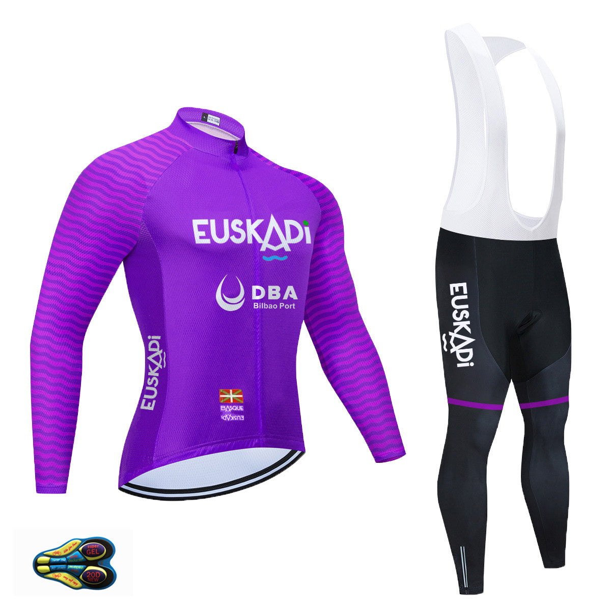 Men'S Long-Sleeved Cycling Wear, Mountain Bike Suit - Blue Force Sports