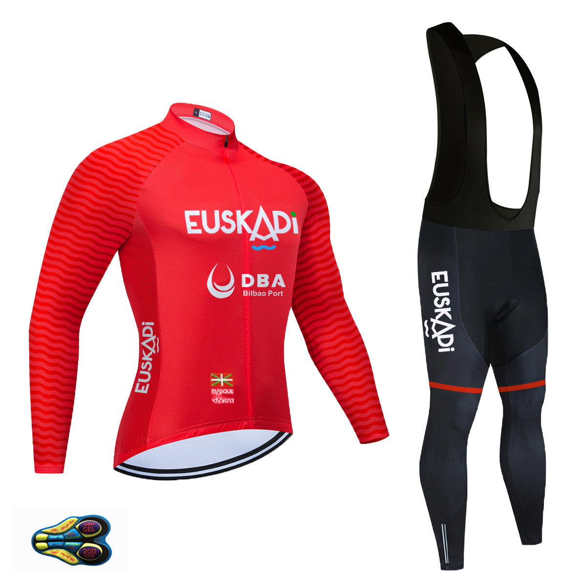 Men'S Long-Sleeved Cycling Wear, Mountain Bike Suit - Blue Force Sports