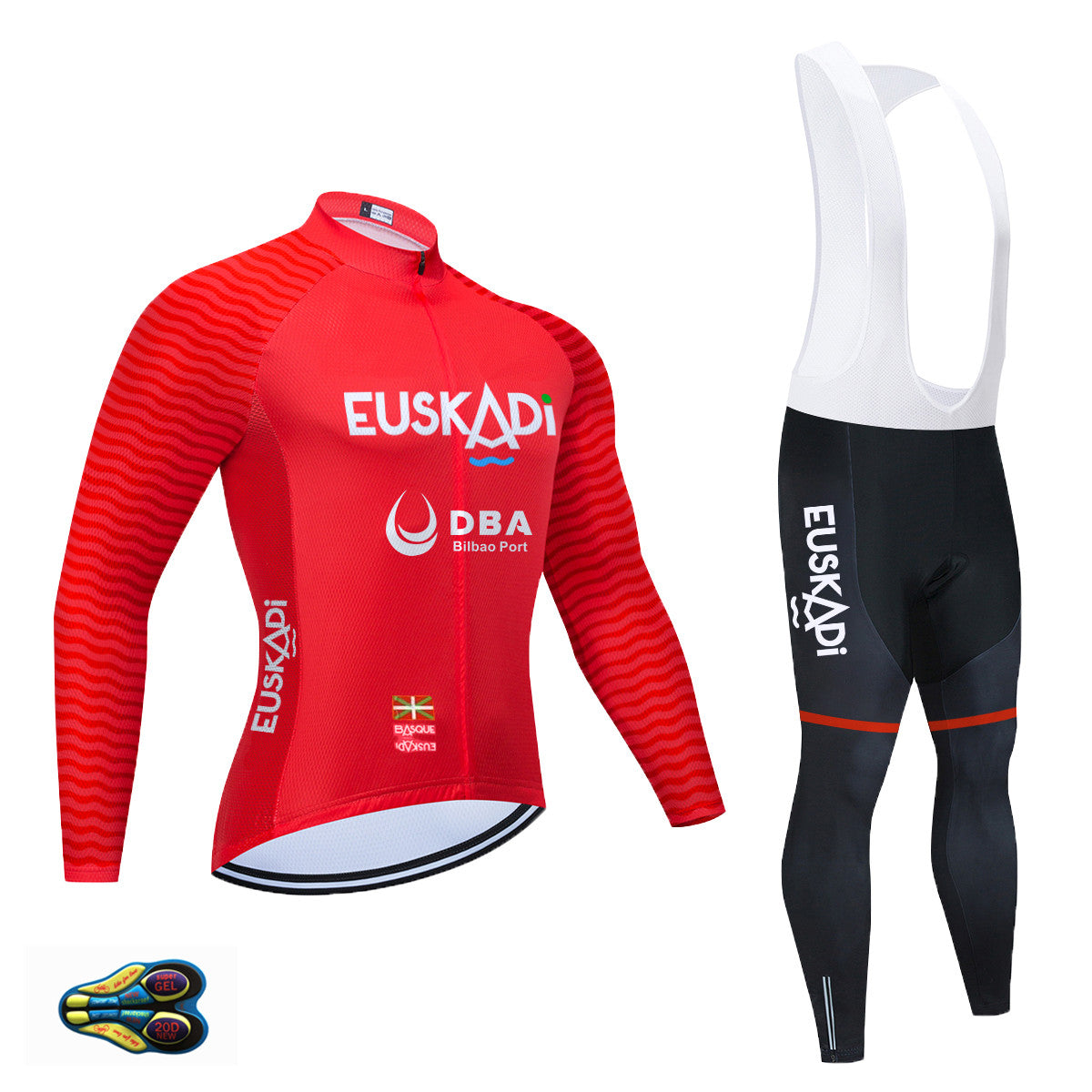 Men'S Long-Sleeved Cycling Wear, Mountain Bike Suit - Blue Force Sports