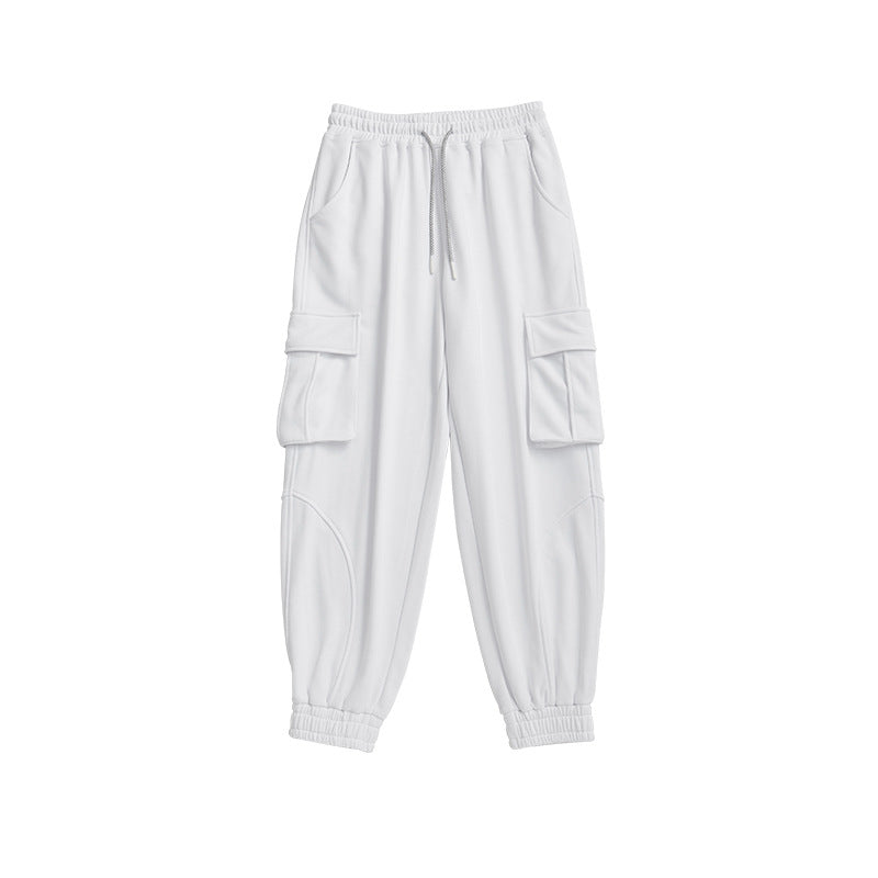 Solid Color Overalls, Knit Pants, All-match Trousers, Women's Sports Pants - Blue Force Sports