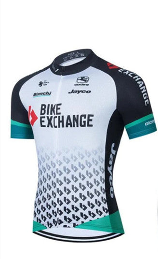 New Team Version Cycling Suit Short Sleeve Suit Men's And Women's Mountain Bike Clothing - Blue Force Sports