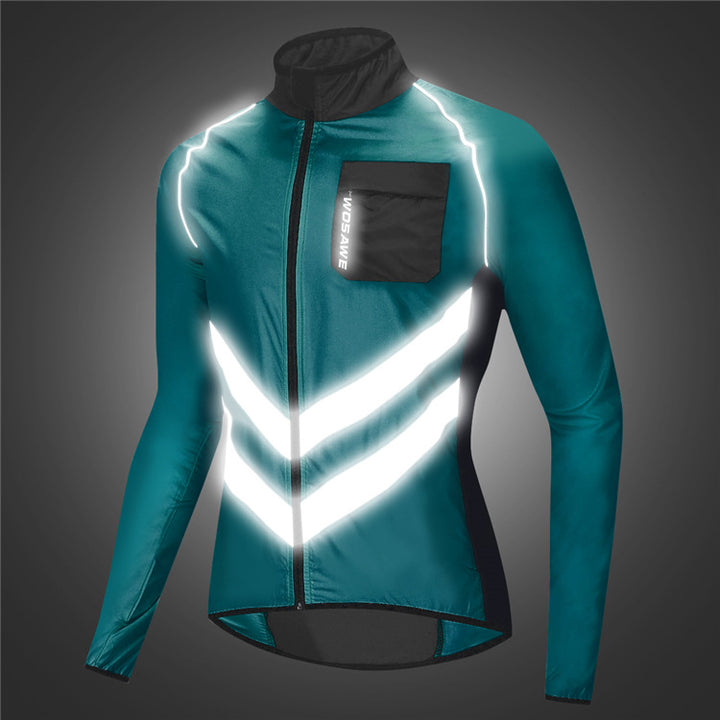 Cycling fishing reflective jacket - Blue Force Sports