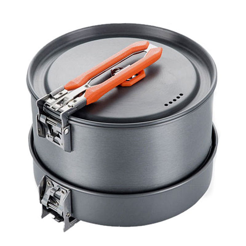 Outdoor Cookware, Portable Camping Cookware, Picnic Heat Collection Set - Blue Force Sports