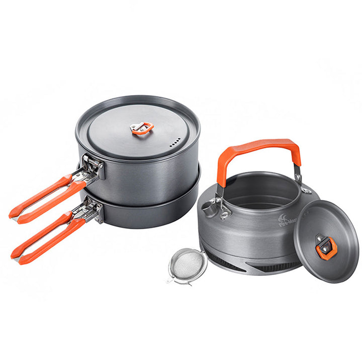 Outdoor Cookware, Portable Camping Cookware, Picnic Heat Collection Set - Blue Force Sports