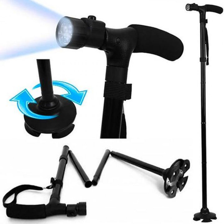 LED folding cane - Blue Force Sports