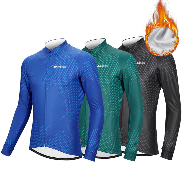Winter Warm Fleece Cycling Clothing - Blue Force Sports