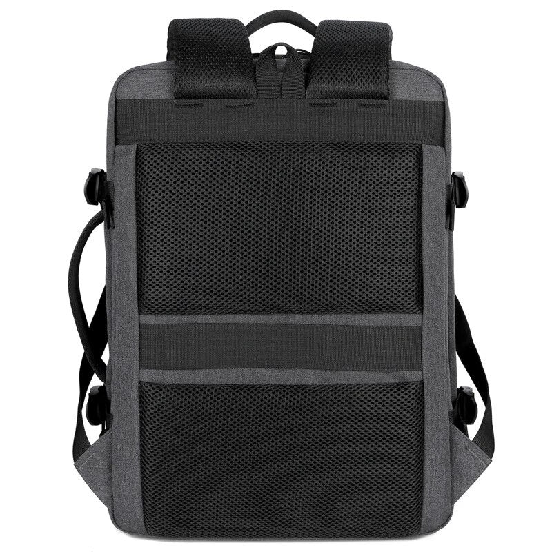 Klassischer erweiterbarer Reiserucksack mit USB-Ladeanschluss