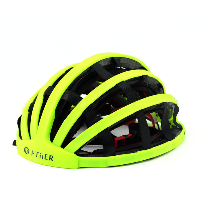 Ultralight Folding Bicycle Helmet Portable Road Bike Mountain Bike Outdoor Sports Mountain Hiking Equipment - Blue Force Sports