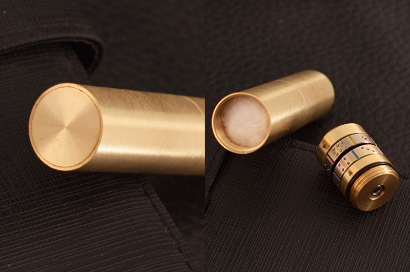 Nunchaku Second-generation Brass Oil Machine Creative Retro Old-fashioned Special-shaped Kerosene Lighter - Blue Force Sports