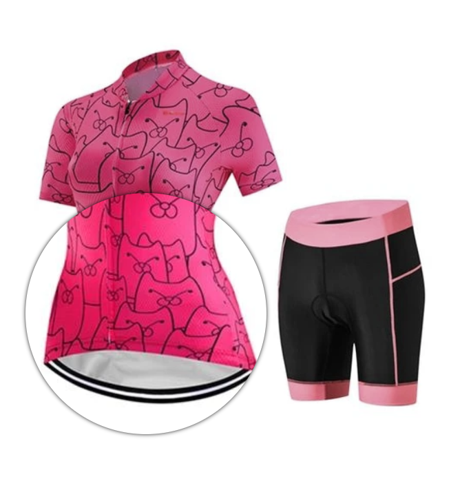 Cycling Kit - CatPink - Blue Force Sports
