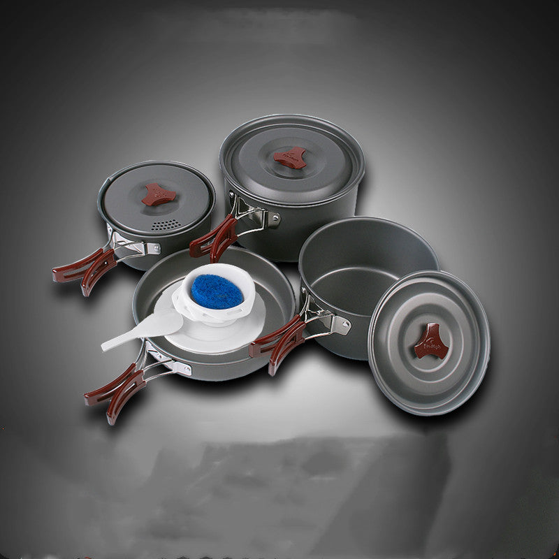 Picnic cookware set camping pot set camping pot - Blue Force Sports