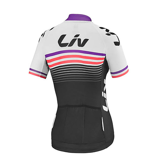 Women's LIV Summer Cycling Jersey Short Sleeve Shorts Suit Breathable - Blue Force Sports