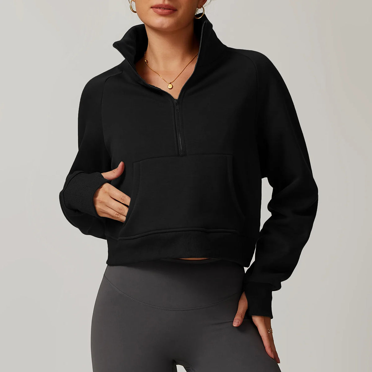 Damen Winter Fleece Hoodie