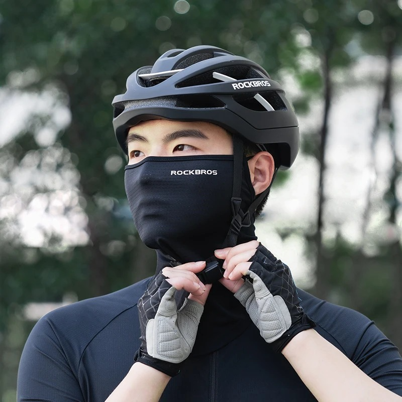 Sommer-UV-Maske aus Eisseide – Atmungsaktives Bandana zum Schutz von Gesicht und Hals