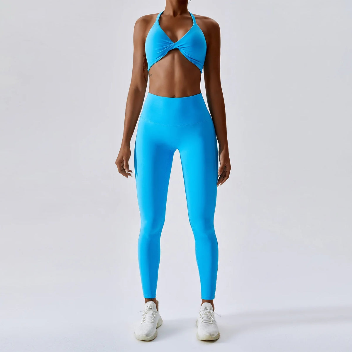 Conjunto de yoga sin costuras para mujer
