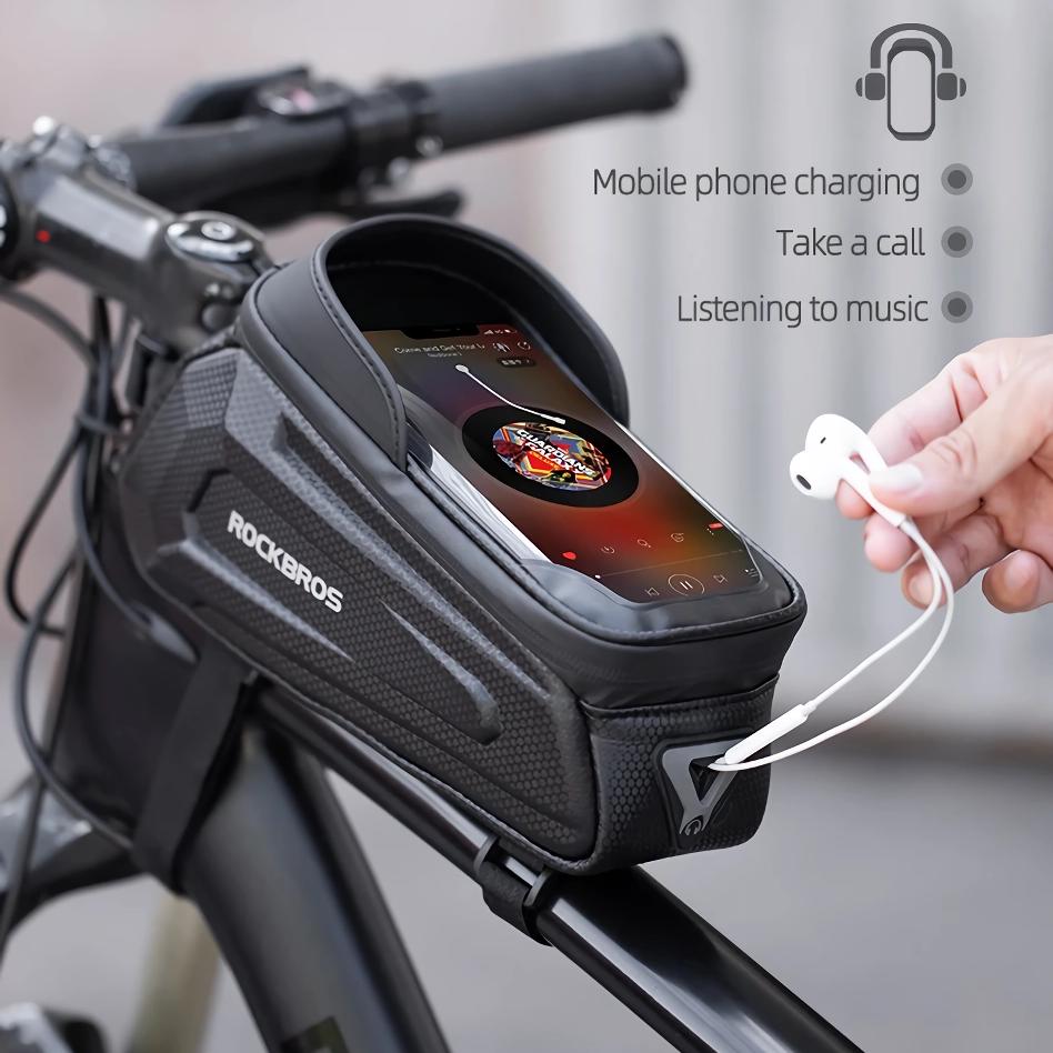 Wasserdichte Fahrrad-Smartphone-Schutztasche mit Touchscreen