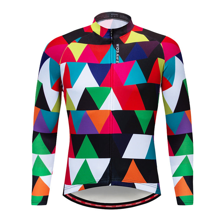 Colorful mountain bike riding suit - Blue Force Sports