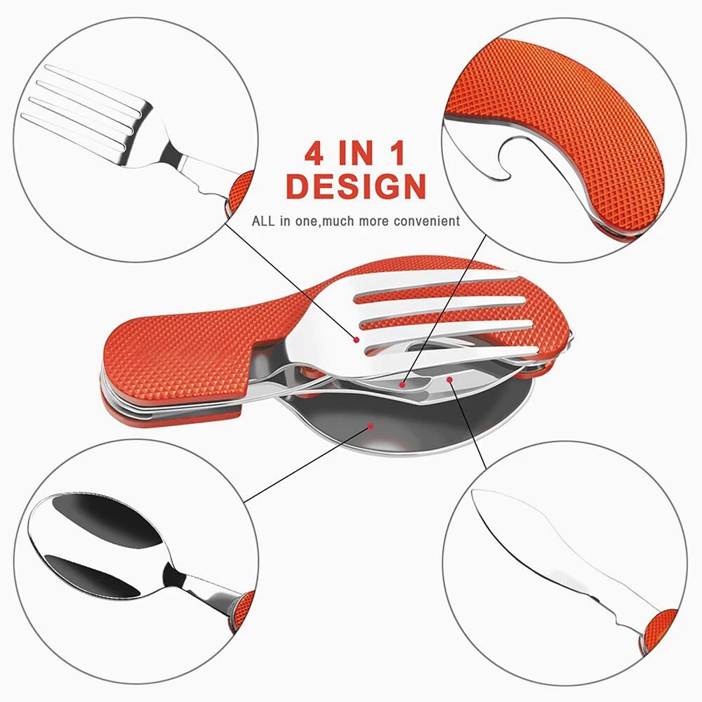 Faltbares Camping-Utensilien-Set