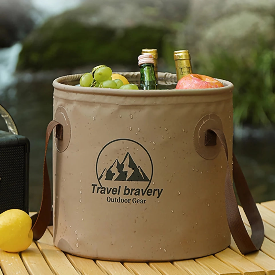 Tragbarer Klappeimer für Outdoor-Aktivitäten