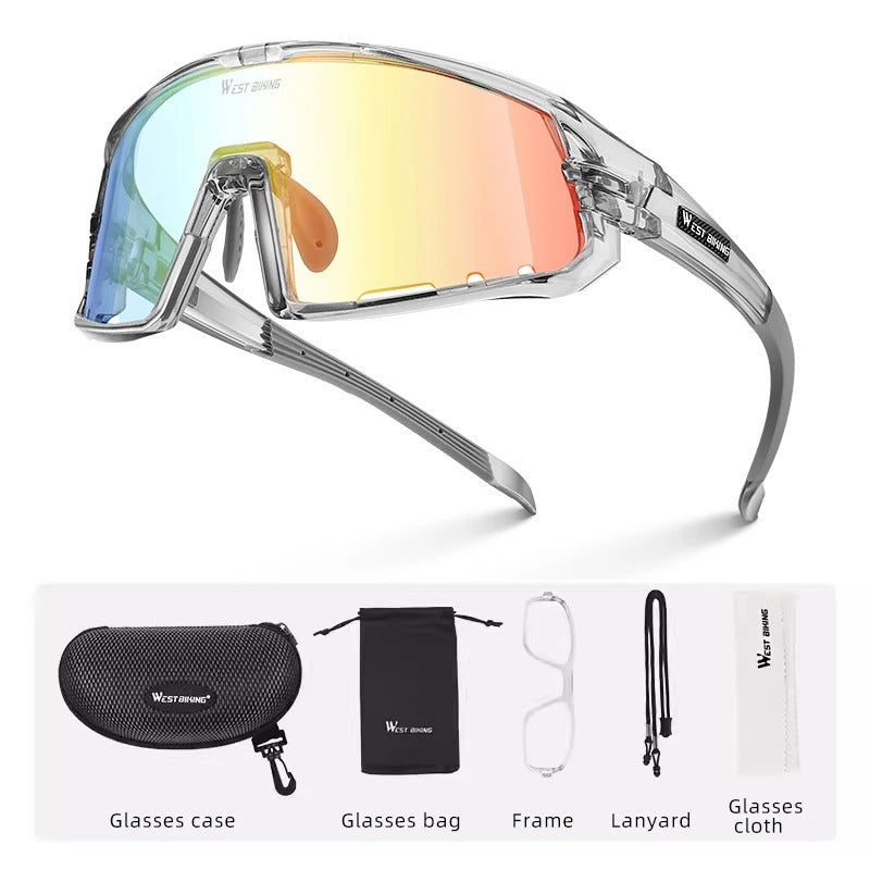 Photochrome Fahrradsonnenbrille
