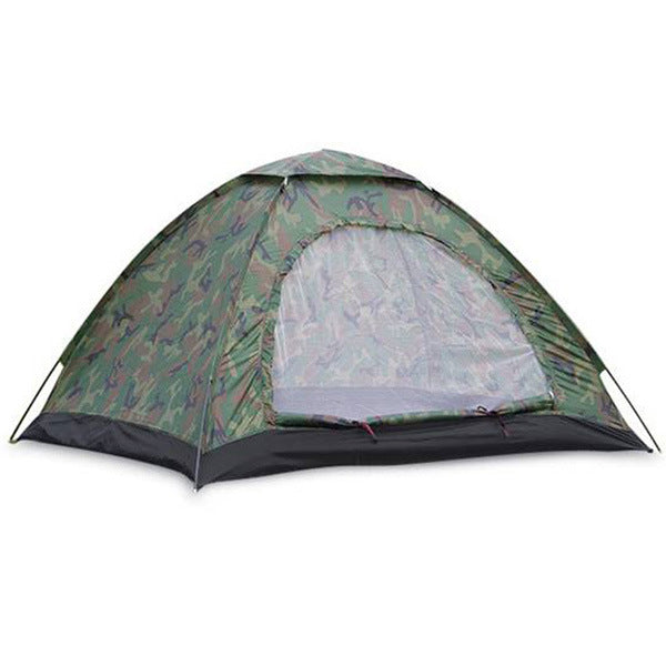 Outdoor double single layer camouflage tent tourist tent - Blue Force Sports