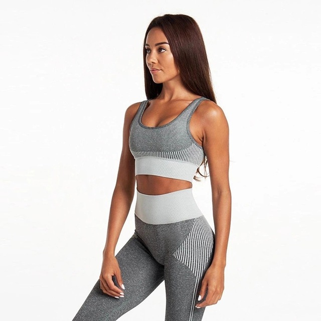 Autumn and winter fitness seamless set - Blue Force Sports