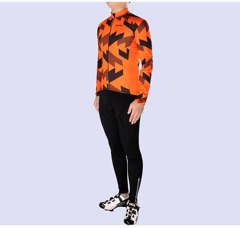 Long-sleeved autumn and winter men's bicycle top - Blue Force Sports