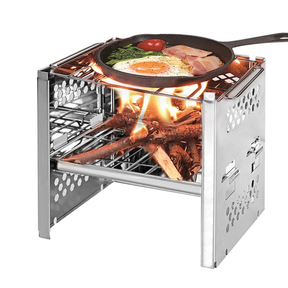 Firewood stove mini barbecue - Blue Force Sports
