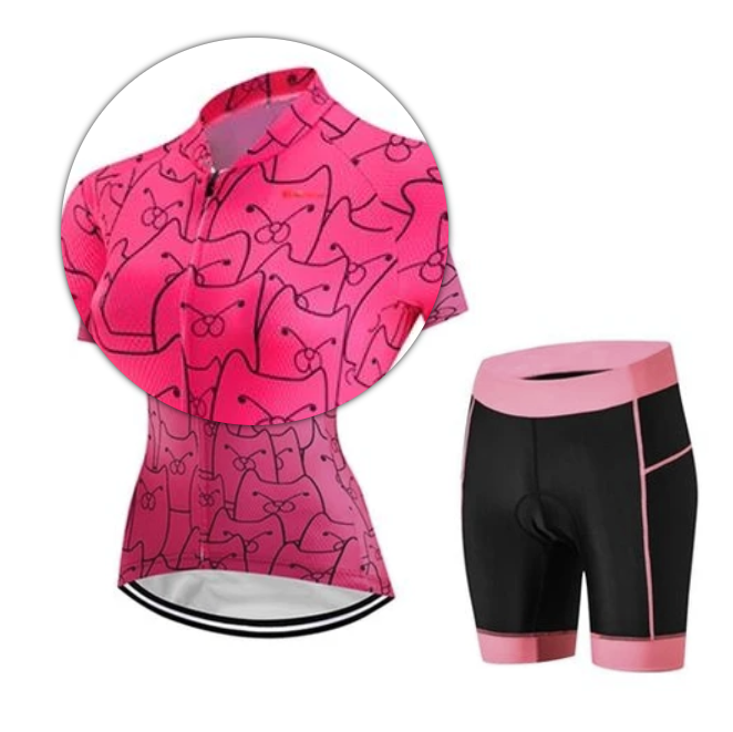 Cycling Kit - CatPink - Blue Force Sports