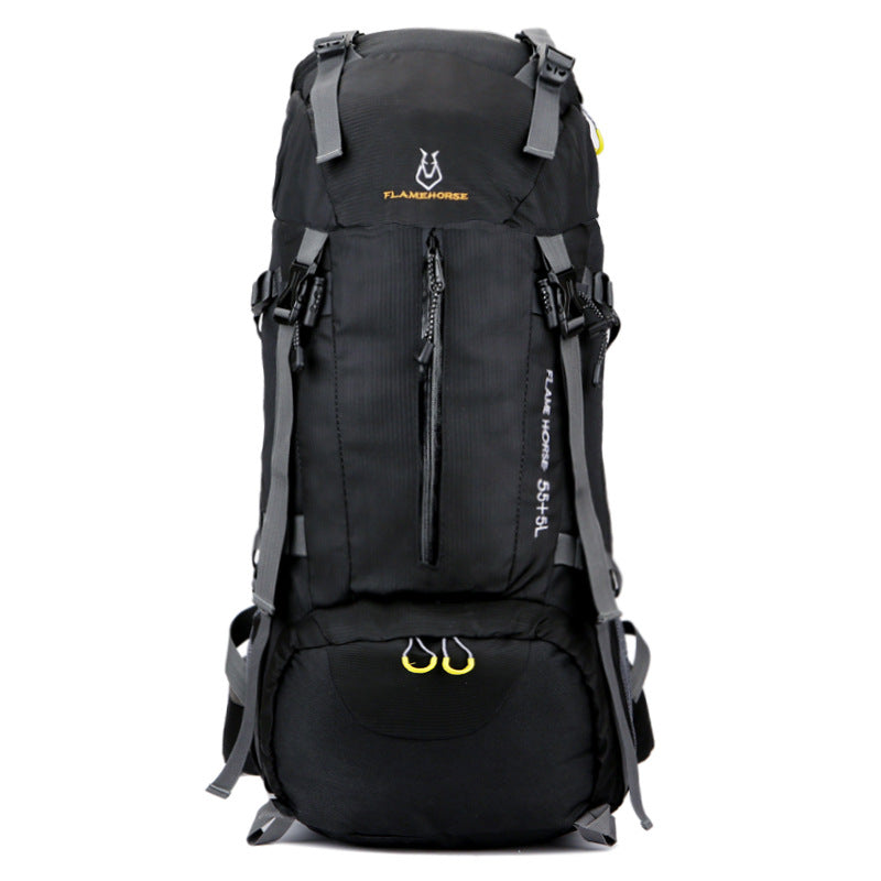 60L large capacity travel backpack nylon - Blue Force Sports
