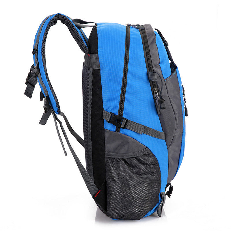 Outdoor mountaineering bag men and women riding backpack Korean sports bag leisure travel backpack - Blue Force Sports