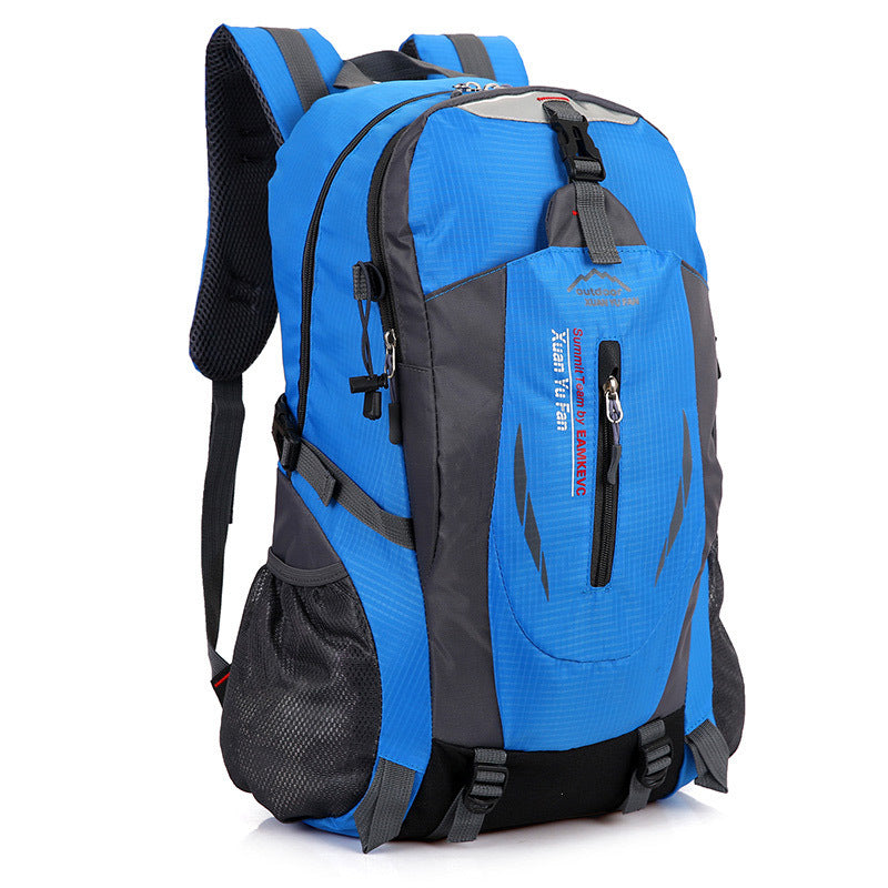 Outdoor mountaineering bag men and women riding backpack Korean sports bag leisure travel backpack - Blue Force Sports