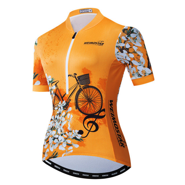 Short Sleeve Bike Jersey Brea - Blue Force Sports