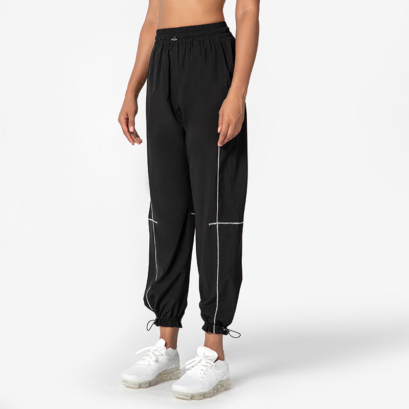 Sports Pants Female Loose Tappered Running Trousers - Blue Force Sports