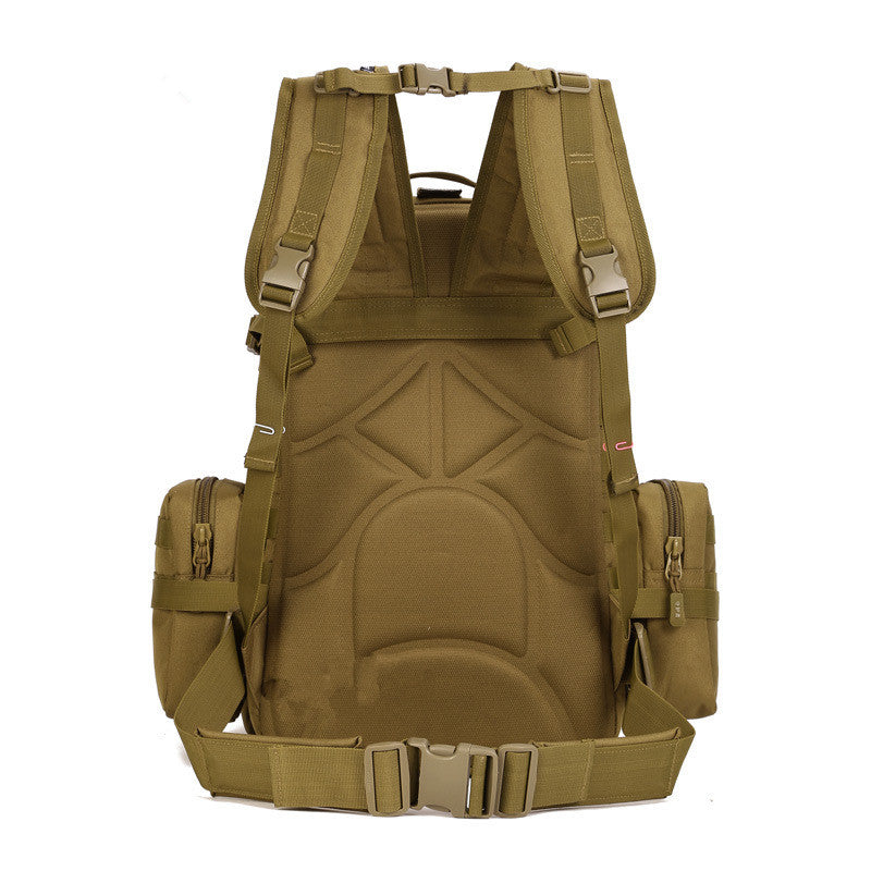 50L outdoor backpack backpack camping travel backpack combination large capacity backpack luggage bag - Blue Force Sports