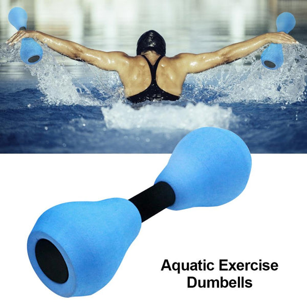 Water Exercise Dumbbell Aquatic Fitness Dumbells Water Barbells Hand Bar For Women Water Yoga Fitness - Blue Force Sports