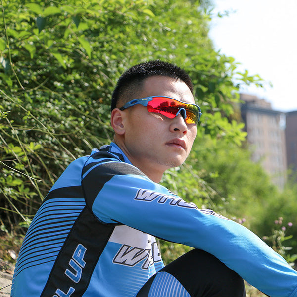 Outdoor polarized cycling glasses men - Blue Force Sports