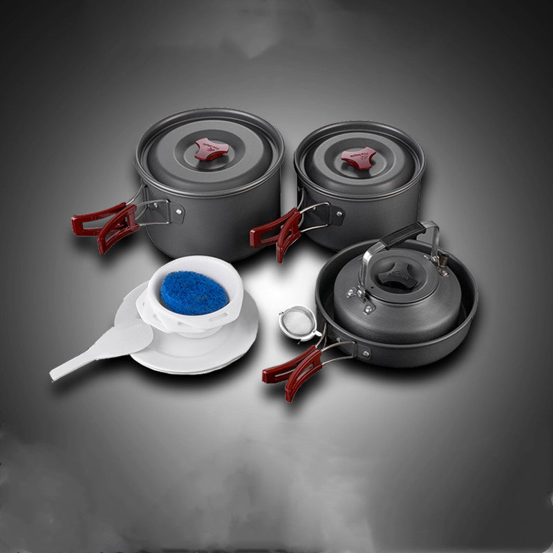 Picnic cookware set camping pot set camping pot - Blue Force Sports
