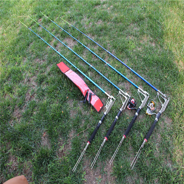Automatic fishing rod fishing rod pole spring rod fishing rod support package supplies a full set of special offer - Blue Force Sports