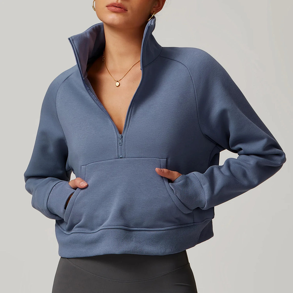 Damen Winter Fleece Hoodie