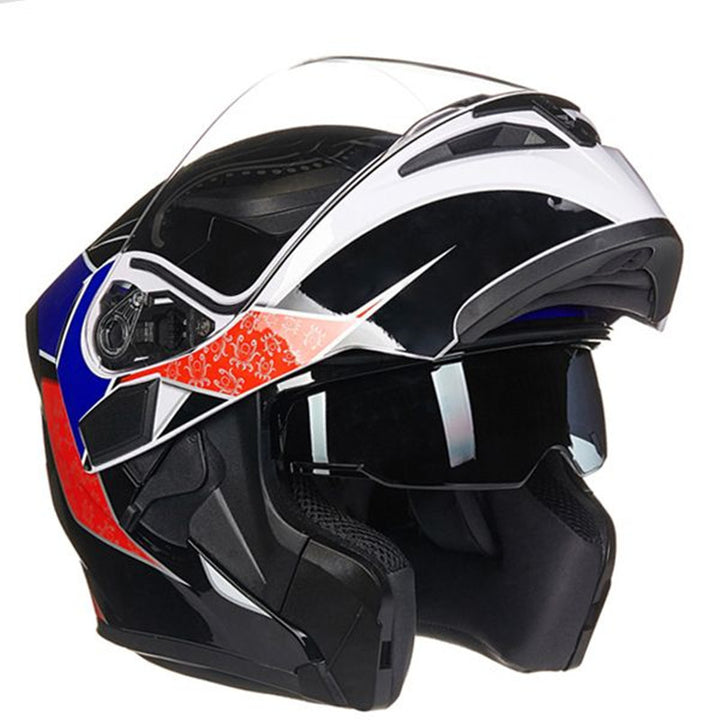 Motorcycle Helmet Four Seasons Universal Helmet - Blue Force Sports