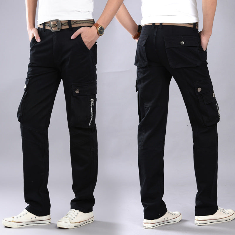 Multi-pocket casual pants outdoor sports overalls - Blue Force Sports
