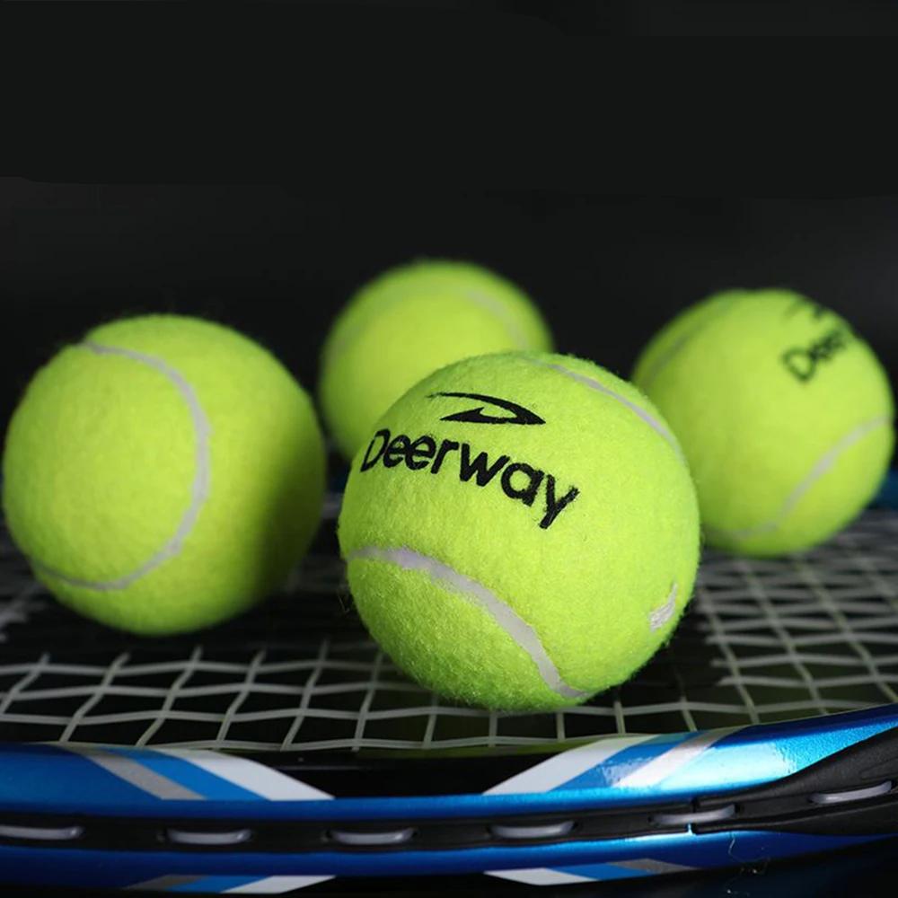 Hochelastische Tennisbälle mit Netztasche