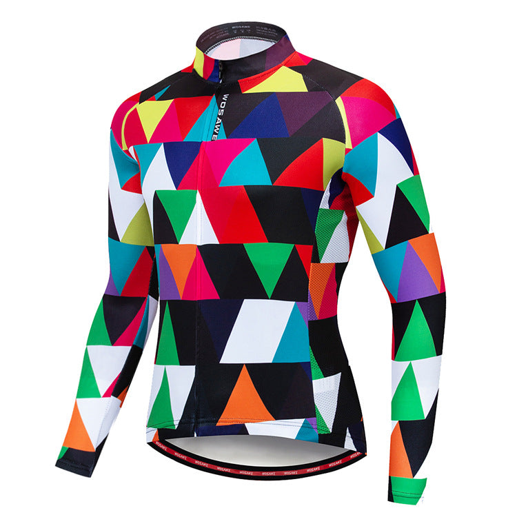 Colorful mountain bike riding suit - Blue Force Sports