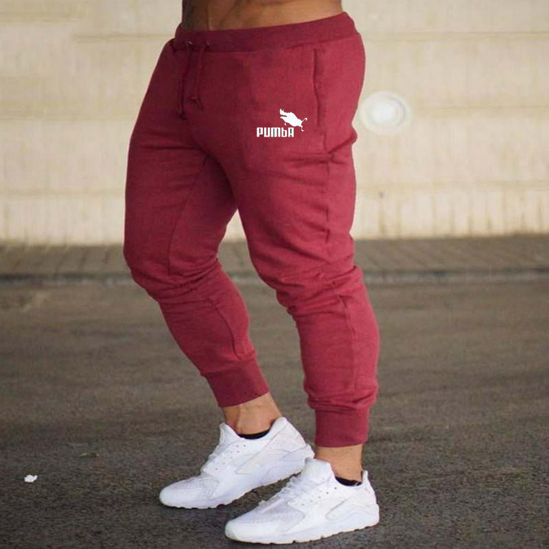 Sport European and American fitness printed casual trousers - Blue Force Sports